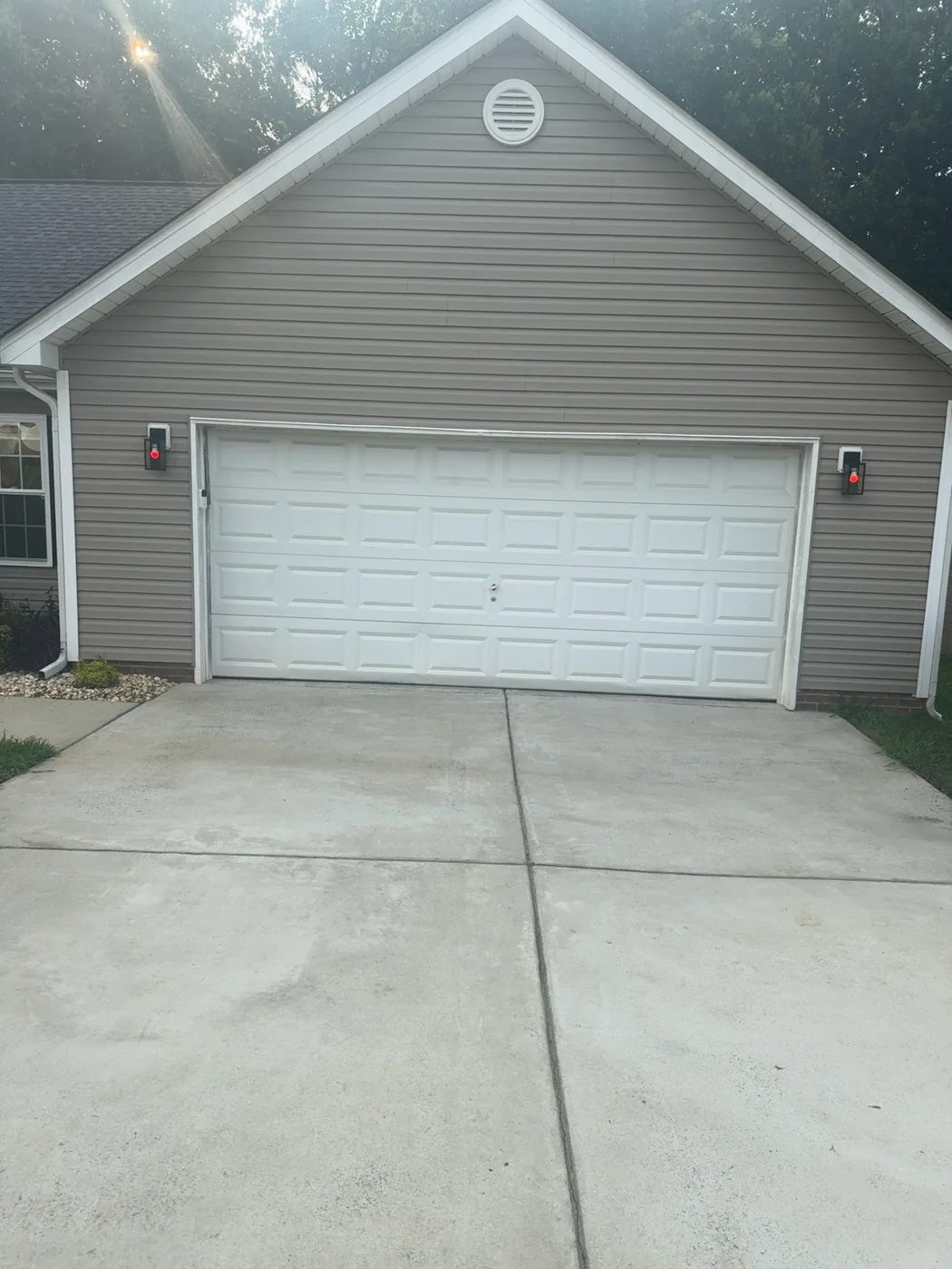 Residential garage door